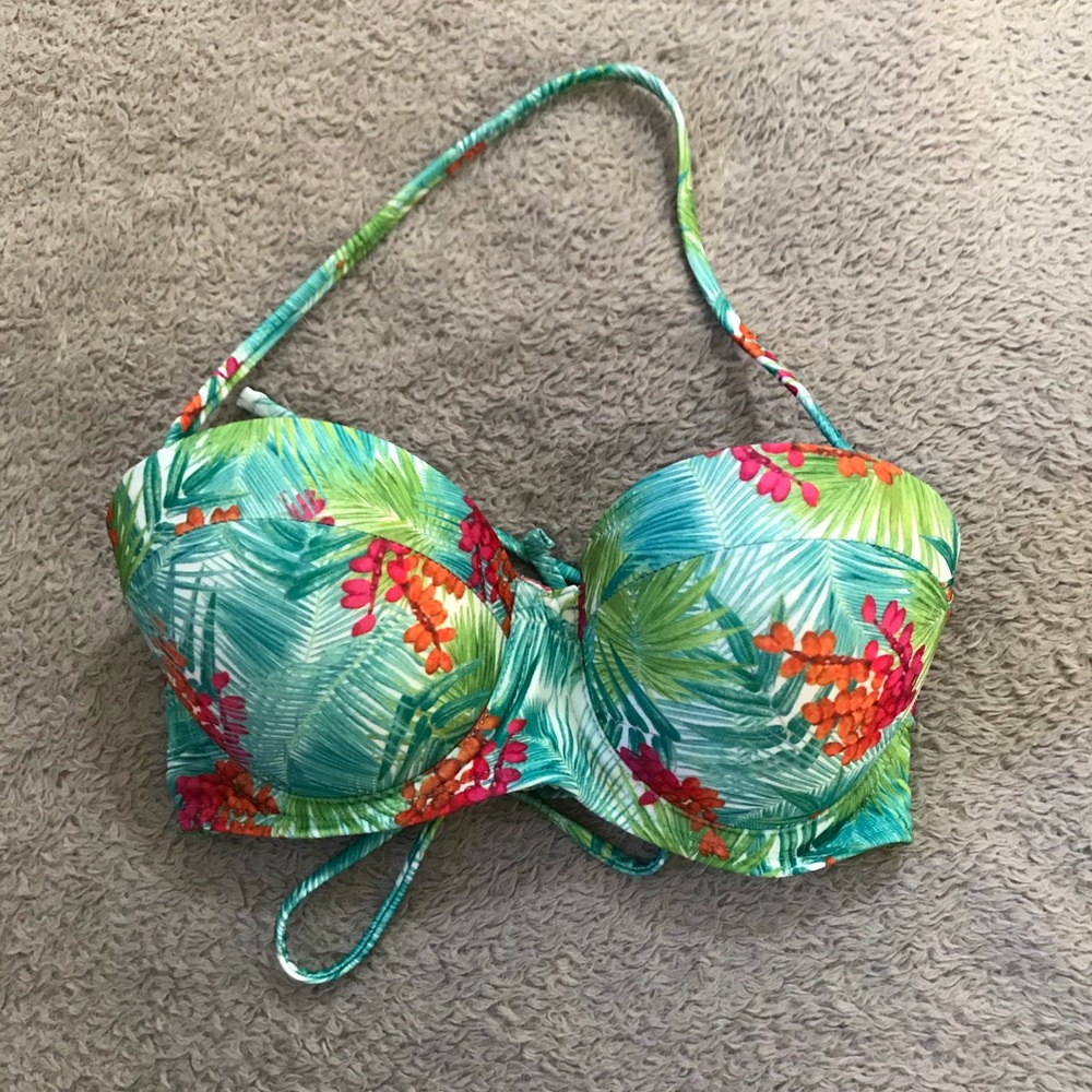 Forever 21 Floral Bikini Top